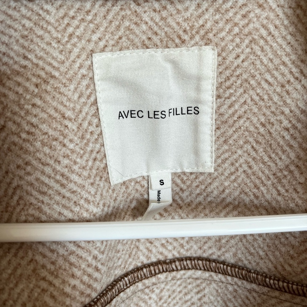 Beige Fall Coat Small Jacket Anthropologie - image 2